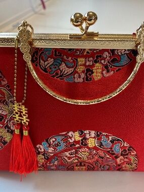 Oriental Red purse